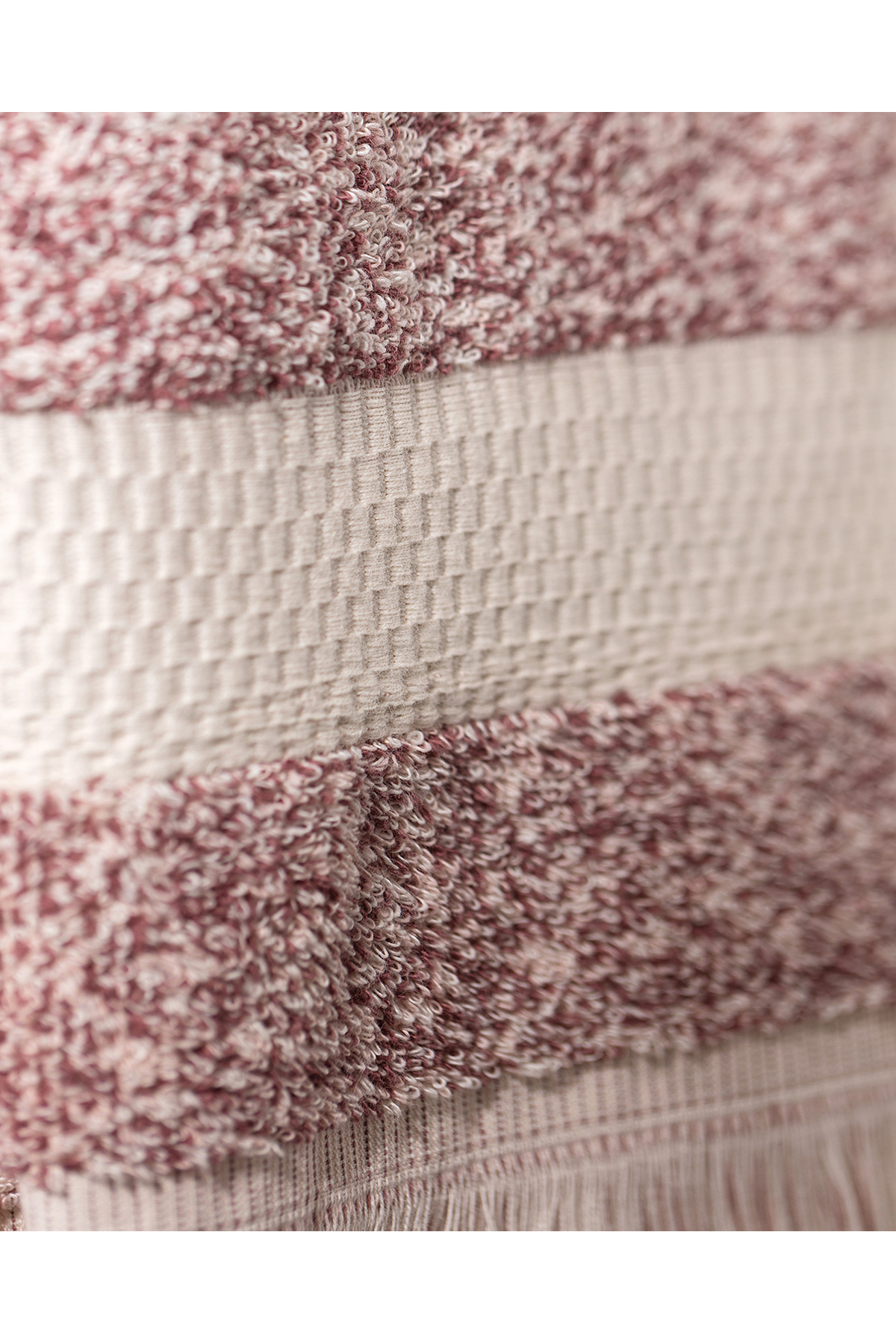 Madame Coco Brest %100 Pamuk Yüz Havlusu - Pudra - 50x80 cm - Görsel 2