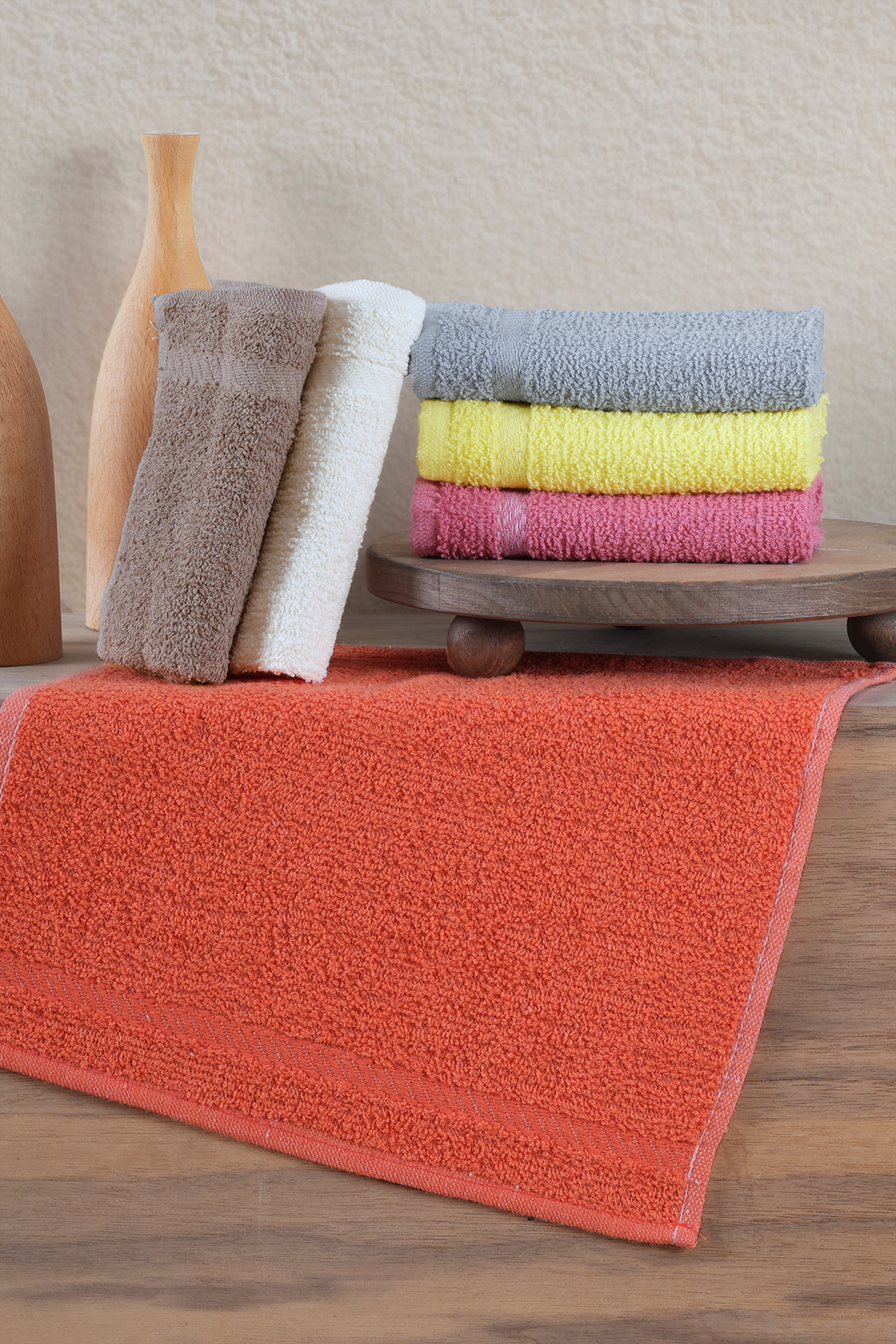 My Catherine 12'li 30x30 cm Rengarenk Mutfak Havlusu Seti - Yüksek Su Emiciliği ile Yumuşak ve Dayanıklı - Görsel 3