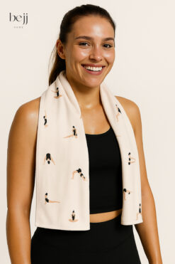 ECEMRE Dijital Baskılı Sporcu Havlusu - Gym Towel - 50x100 Cm