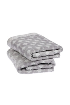 Özdilek Decora 2'li Kadife El Ve Yüz Havlusu 50x90 Cm Gri