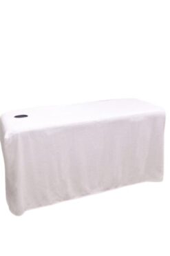 Bol Ticaret Tekstil Outlet delikli sedye spa masaj yatağı örtüsü havlusu beyaz