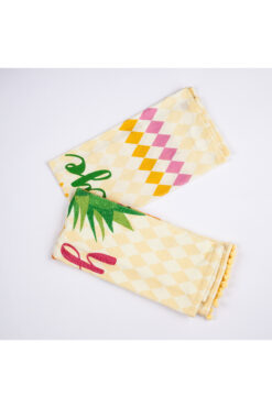 MAXSTYLE Crystal Mutfak Havlusu 2li Pineapple