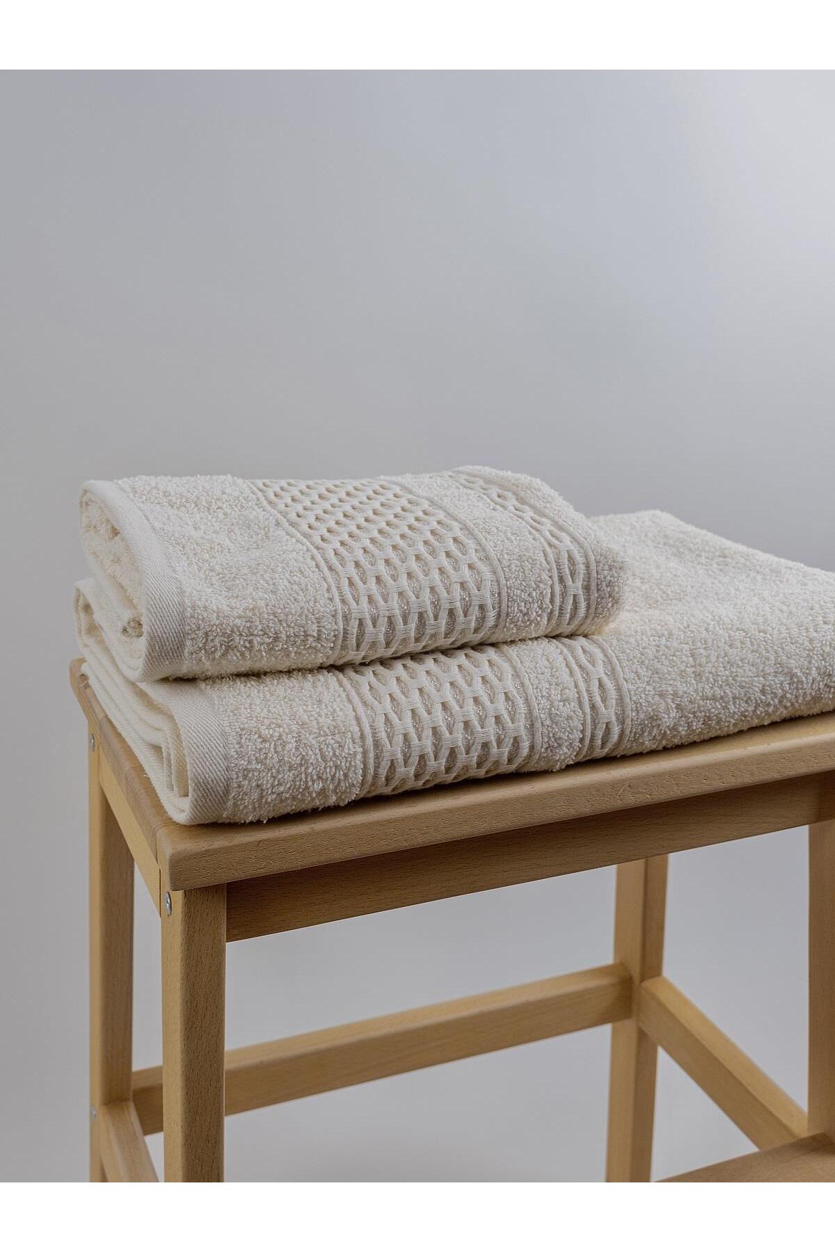 Semecca Pure Basic Pamuklu Havlu Seti 50x85 70x140 - Görsel 2