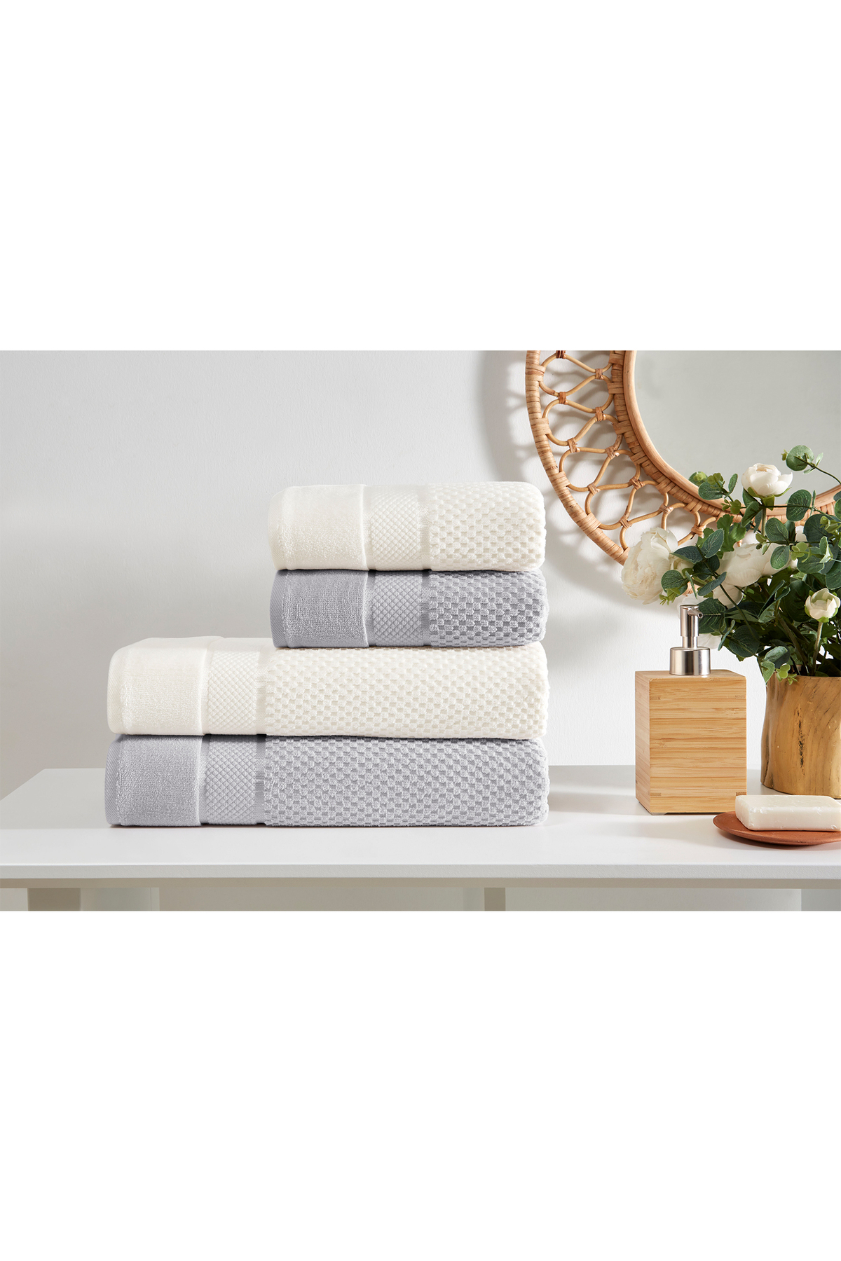 Özdilek Özdilek Bright Kadife Havlu Seti - Görsel 2