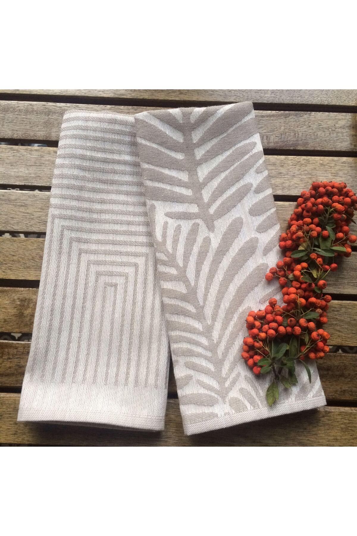 Dost Damask 5'li Mutfak Havlu Seti & Kurulama Bezi 40*60 Cm - Görsel 3