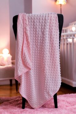 Lui Baby Nohut Bebek Battaniyesi Pamuklu Tek Kat Mevsimlik Ince Pembe