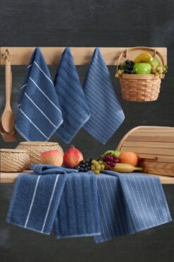 Casnack Seher 6'lı Mutfak ve El&Yüz Havlu Seti 30x50 cm