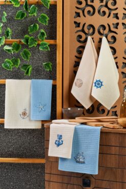 Casnack 6'lı Mutfak Havlusu Alaçatı Seti 40x60