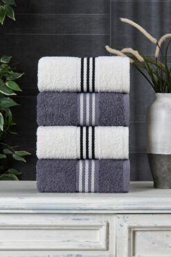 Casnack Veronica Small 4'lü Havlu seti 50x90 cm
