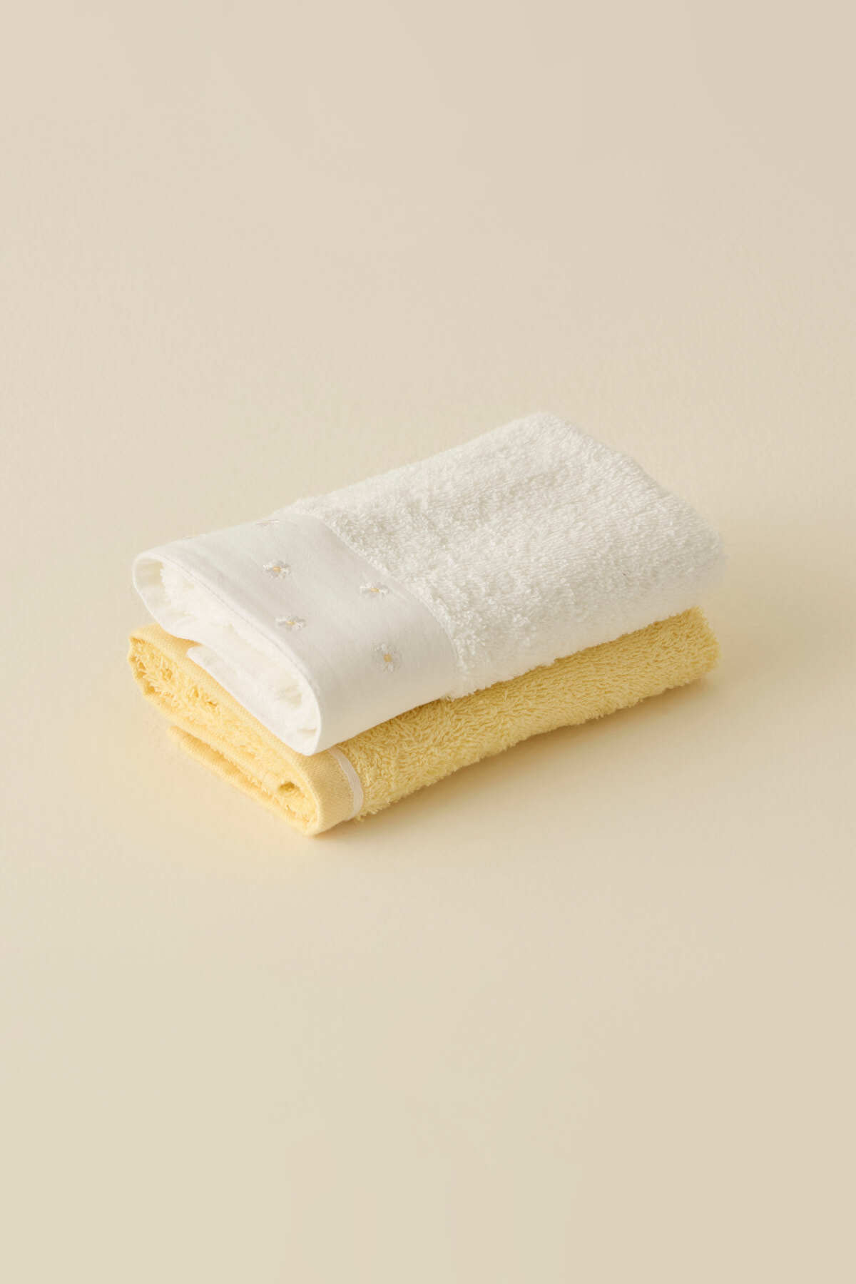 Kaşmir Home Tia 2'li Yüz Havlusu Set Offwhite - Görsel 3