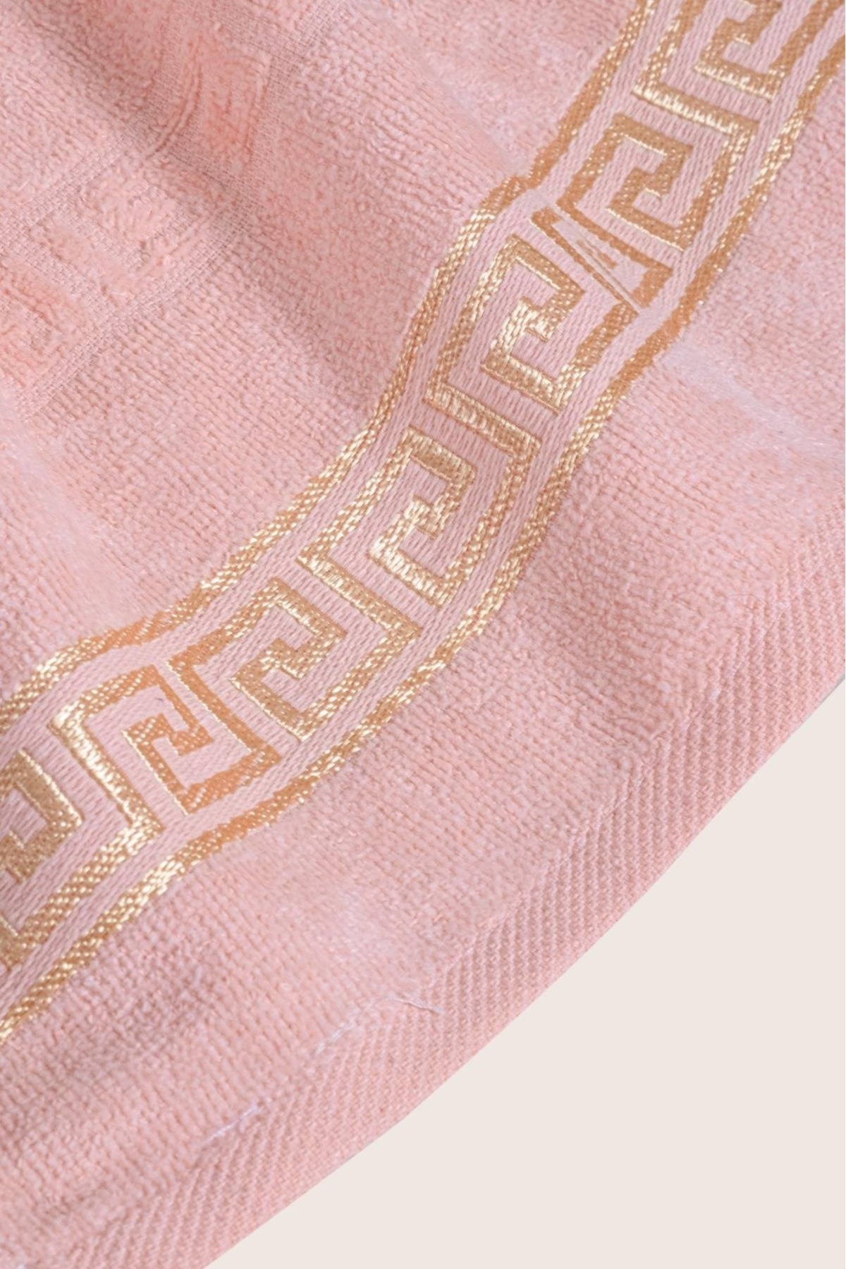 KAYABEY HOME 6’lı Pastel Renkli Desenli El & Yüz Havlu Seti 30×50 cm – Şık Bordürlü - Görsel 3