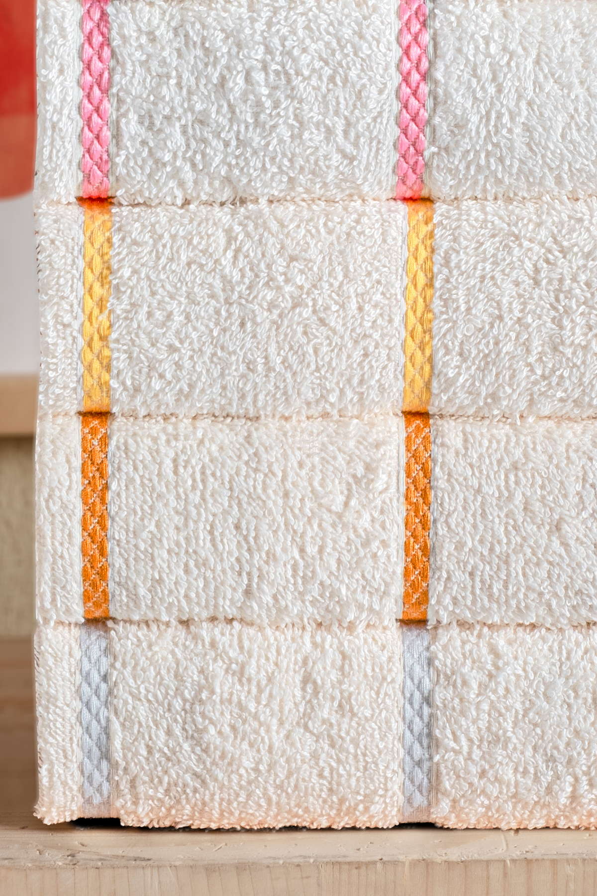 Bersay 6’lı Premium, Bohem, Renkli, Püsküllü ve Çizgili Havlu Seti | Mutfak & El Yüz 30x50 cm - Görsel 3