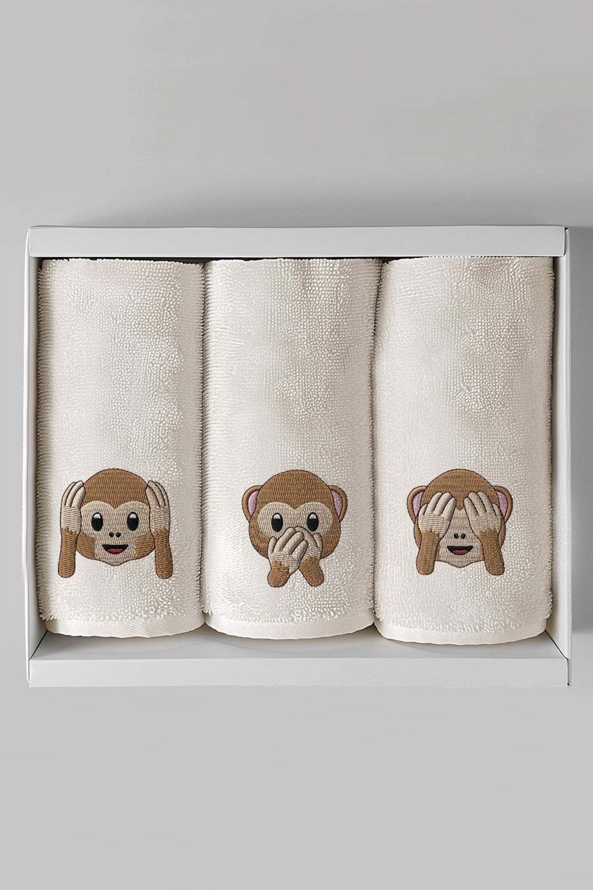 Comfort Home 30x50cm Kutulu 3 Parça El Havlusu | Yüz Havlusu | Mutfak Havlusu