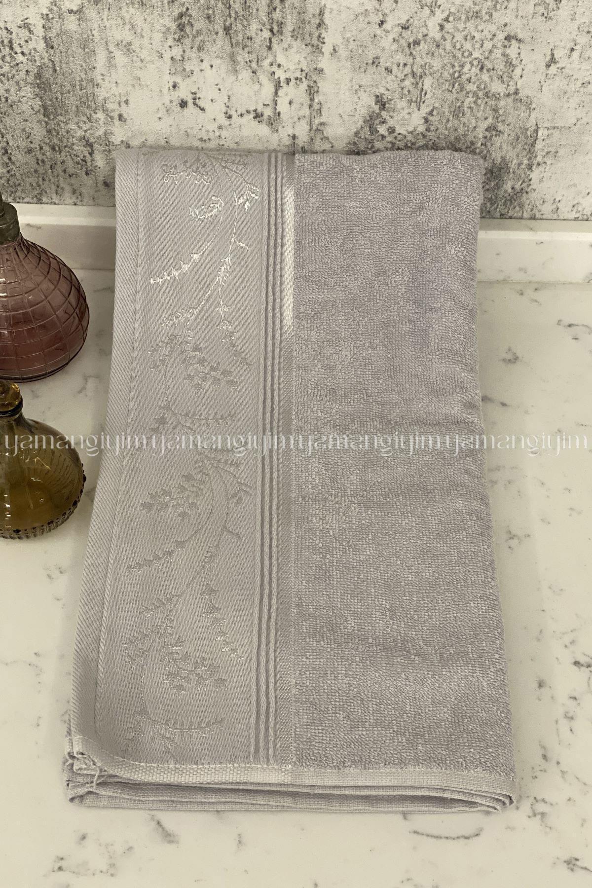 Özdilek Ditsy El-Yüz Havlusu 6 Adet-Gri - Görsel 3