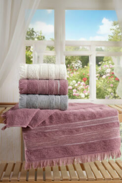 Cotonila Sandy | 3'lü 50x90 cm El&Yüz Havlu Seti