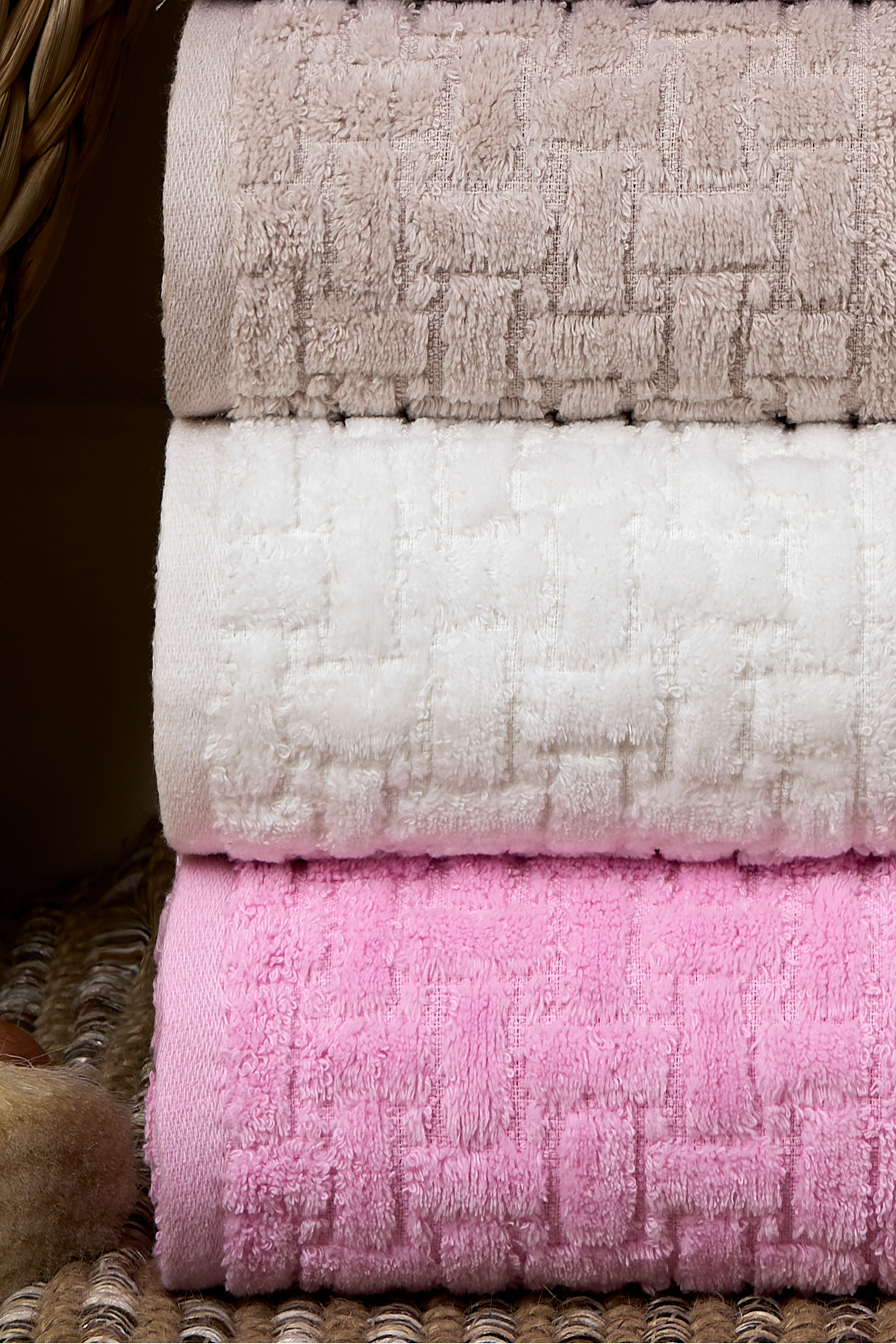 Miss Paris Home Örgü 6'lı El & Yüz Havlu Seti %100 Pamuk 50x90 Cm - Görsel 3