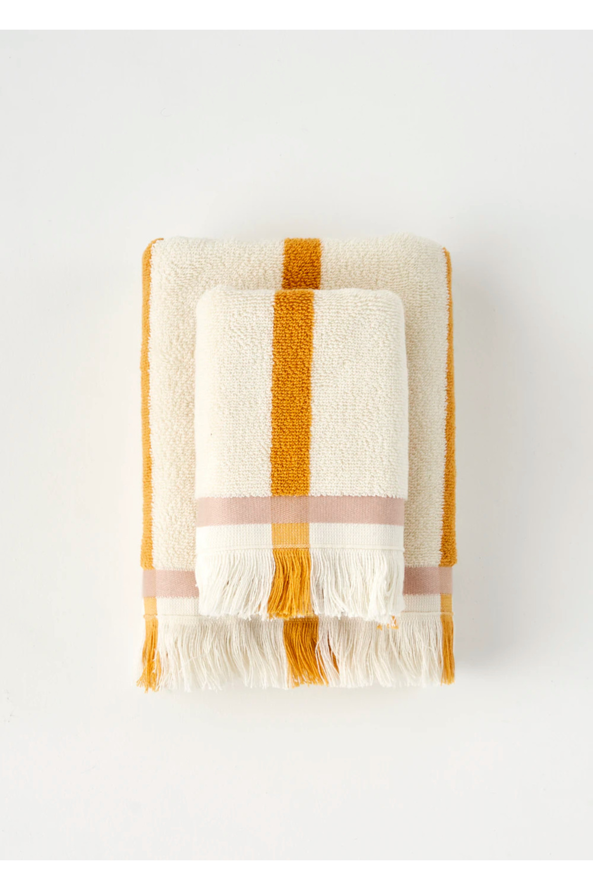 Bella Maison %100 Pamuk Ella El Havlusu Hardal (30x50 cm) - Görsel 3