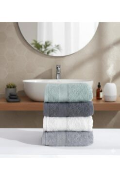 elvira concept Venezia Pamuklu 4'lü El Ve Yüz Havlusu Seti Günlük Çeyizlik Havlu Takımı