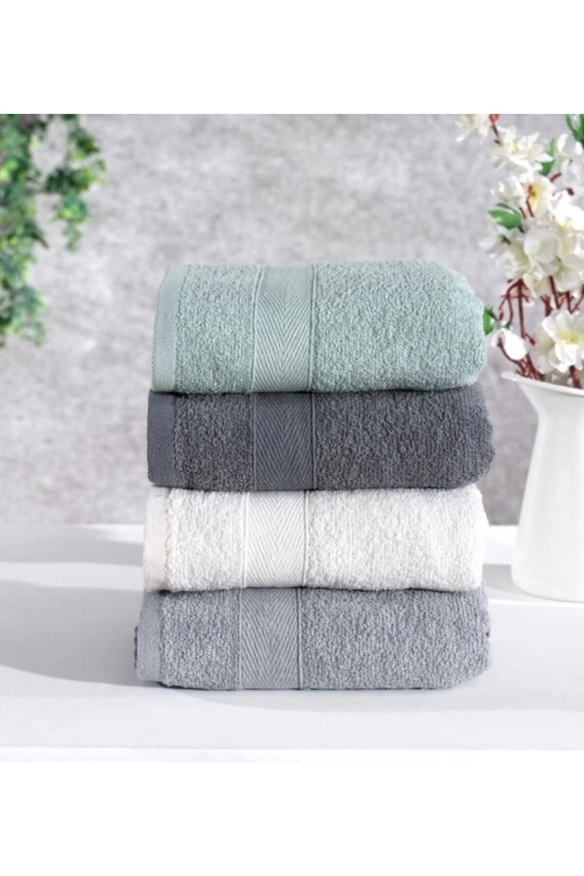 elvira concept Venezia Pamuklu 4'lü El Ve Yüz Havlusu Seti Günlük Çeyizlik Havlu Takımı - Görsel 3