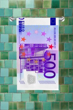 move home Çok Amaçlı EURO Desenli Dekoratif Havlu 35x55cm