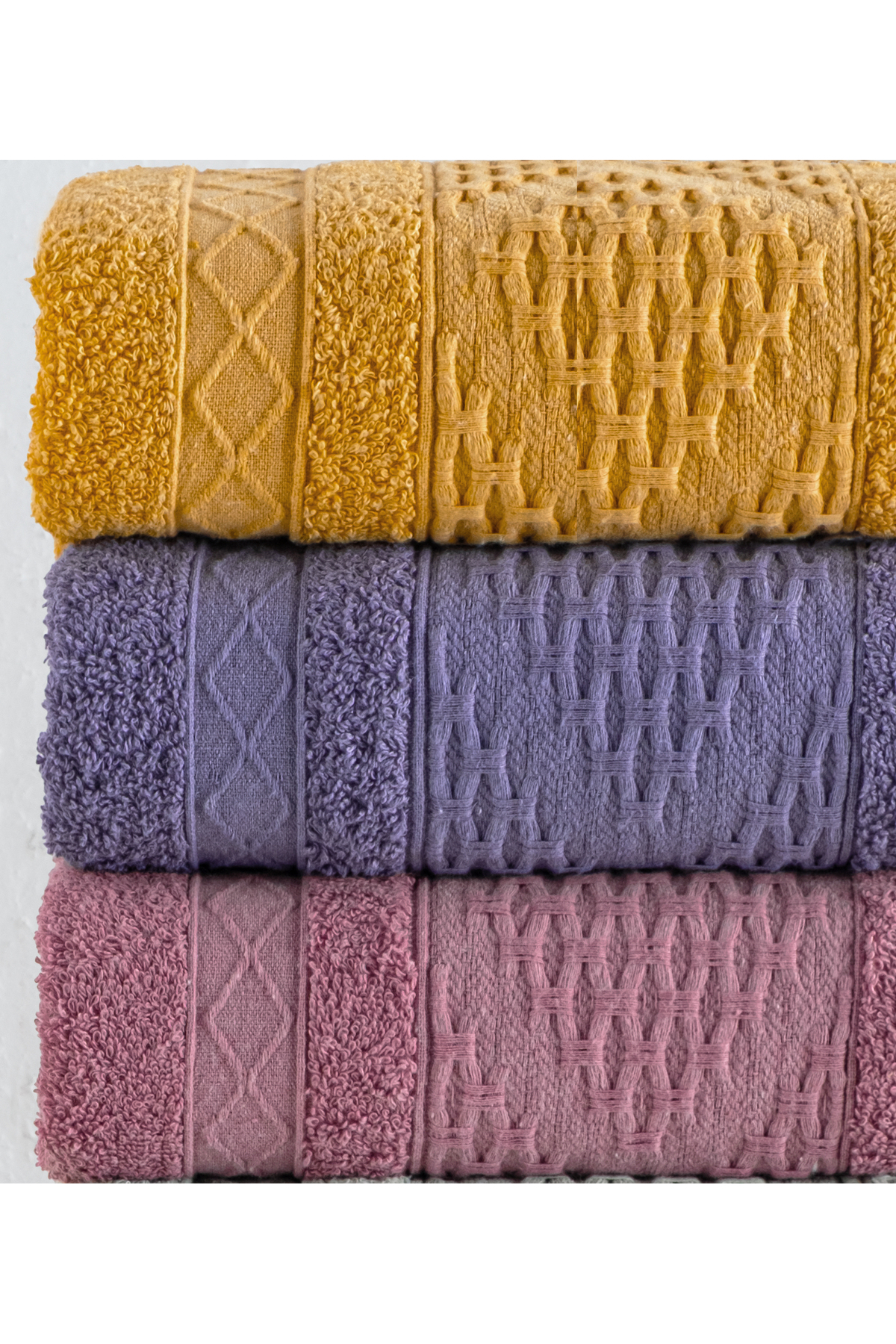 Minoset 6’lı Havlu %100 Pamuk – 30x50 cm Lüks, Yumuşak, Emici, Mutfak & Banyo Kullanımı - Görsel 2