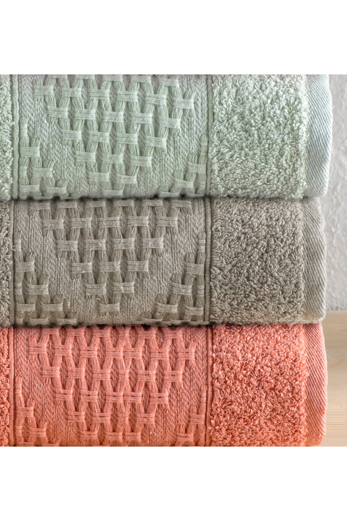 Minoset 6’lı Havlu %100 Pamuk – 30x50 cm Lüks, Yumuşak, Emici, Mutfak & Banyo Kullanımı - Görsel 3