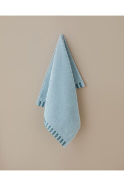 English Home Stripe Edge Pamuk Yüz Havlusu 50x80 cm Mint