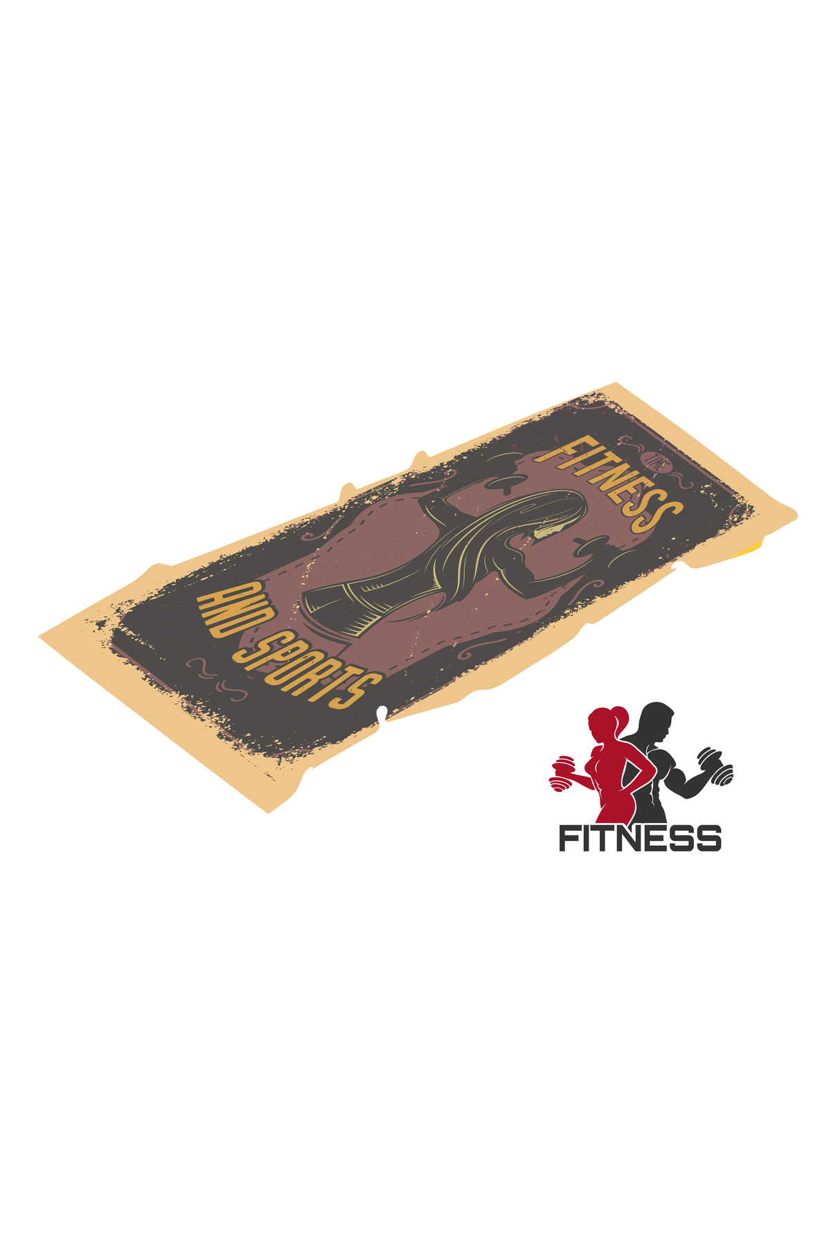 Erays Home Dijital Baskılı Spor Sporcu Fitness Havlusu 50x100 Cm %100 Pamuk - Görsel 2