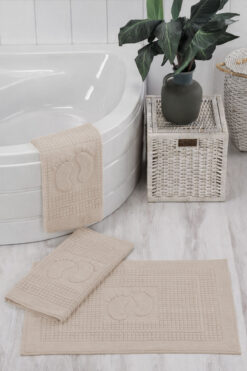 Elart Lina Ayak Havlusu (50x70 cm) Bej