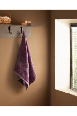 Madame Coco Clarette Yüz Havlusu - Mor - 50x80 cm