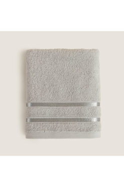 Chakra Chıc %100 Pamuk Yüz Havlusu 50x80 cm Gri