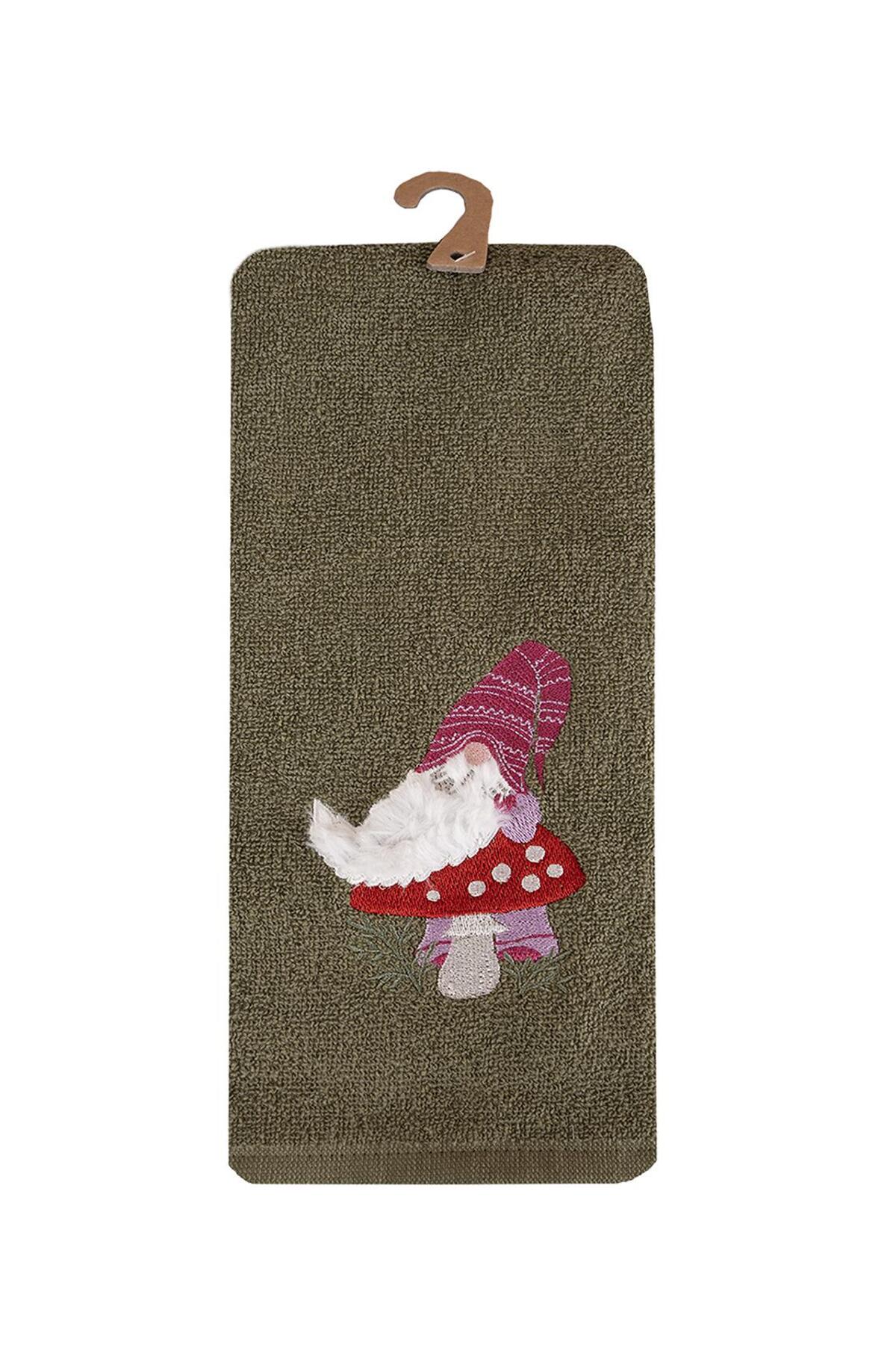 Baveno %100 Pamuk İkili 40x66 cm Desenli Nakışlı Hediyelik Havlu Seti Baveno - Görsel 3