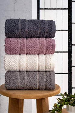 TICOTTO Arin 50×85 cm %100 Pamuk Havlu Seti – 4'lü, Yüksek Emici, El Yüz Havlusu