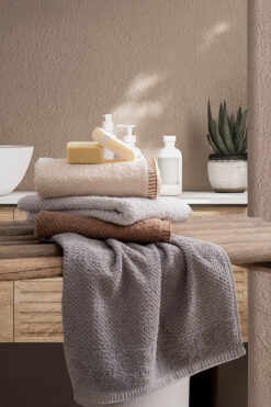 TICOTTO Mira 50×85 cm %100 Pamuk Havlu Seti – 4'lü, Yüksek Emici, El Yüz Havlusu