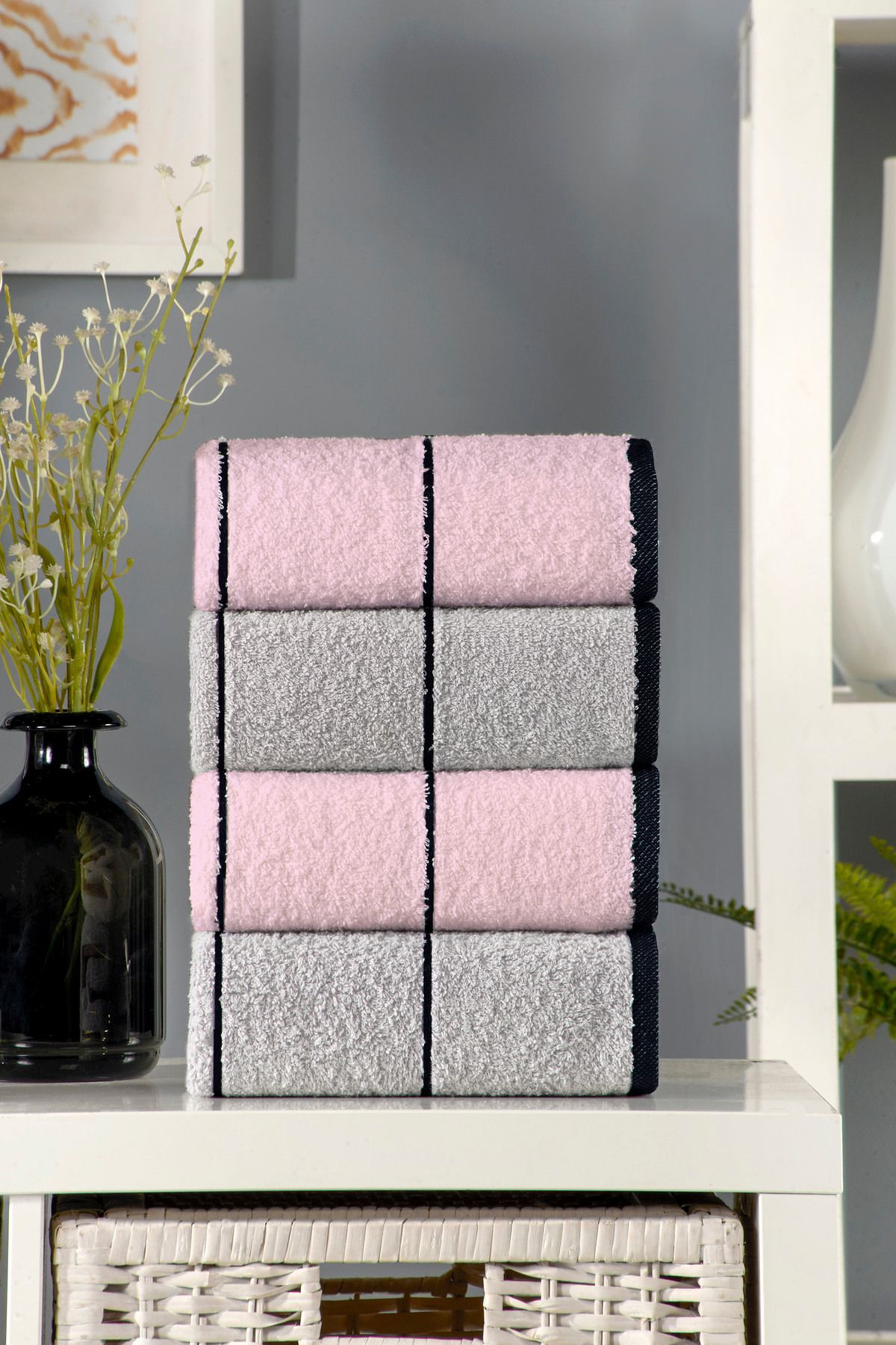 eumenia PUDRA Valona Hand 50 x 85 cm 4'lü El ve Yüz Havlusu