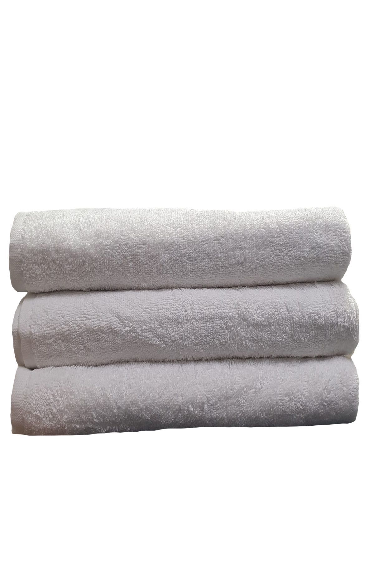 S&R 3 Adet 90x150 Cm Beyaz Otel Banyo Havlusu 620 gram Hotel Collection - Görsel 2