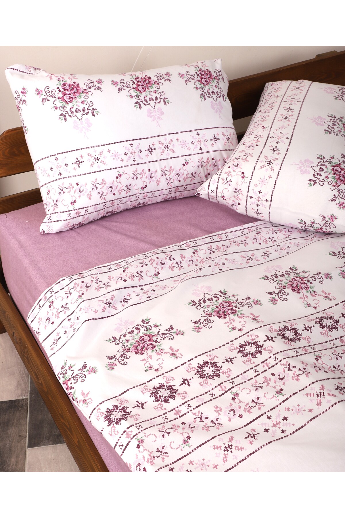 SENLİFE Ultra Battal Nevresim Seti 220 X 235 Cm - Görsel 2