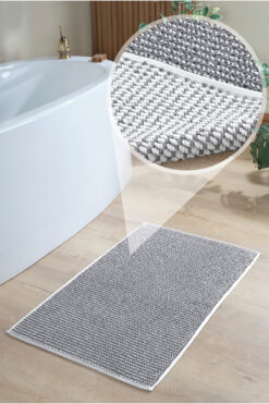 My Catherine Ağır Gramajlı Çift Taraflı  %100 Pamuk Paspas | Ayak Havlusu Yüksek Emicilik