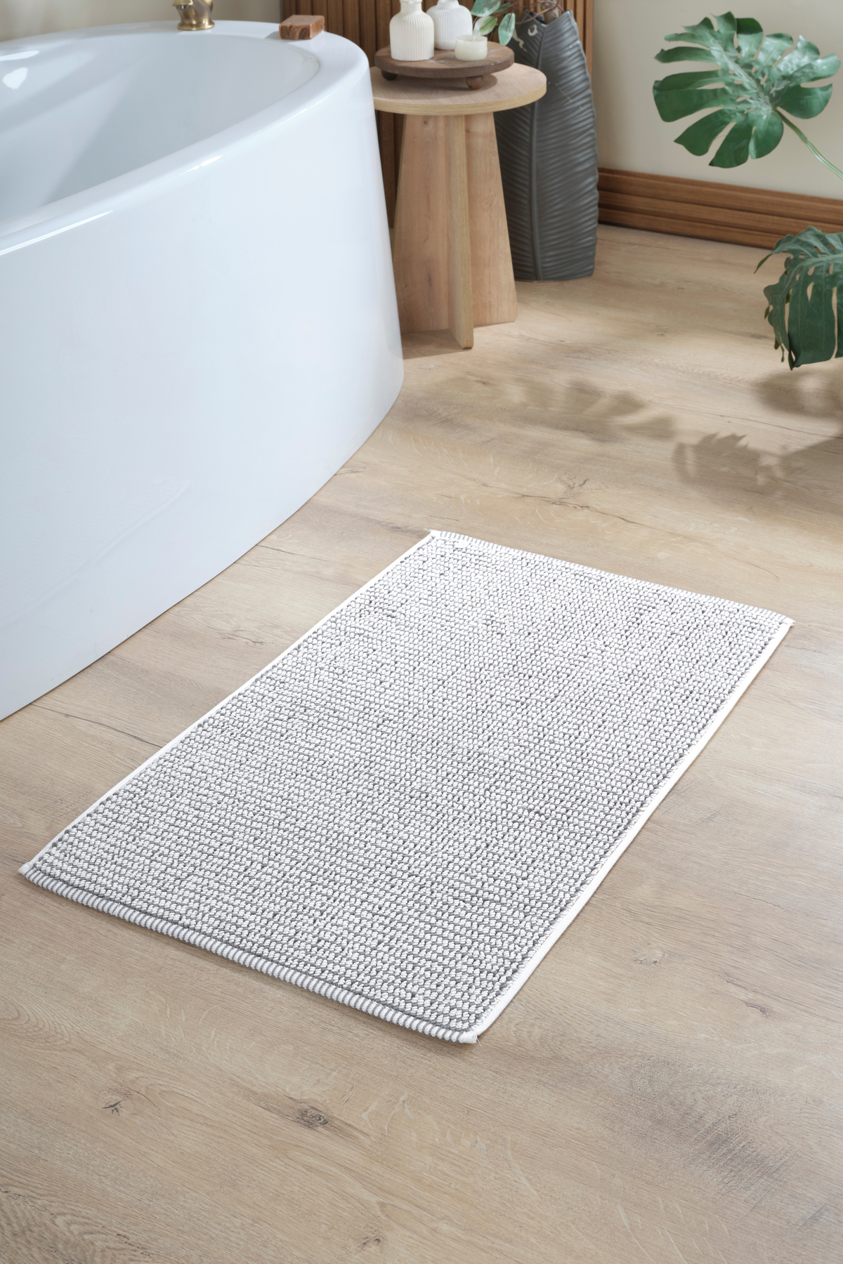 My Catherine Ağır Gramajlı Çift Taraflı %100 Pamuk Paspas | Ayak Havlusu Yüksek Emicilik - Görsel 3