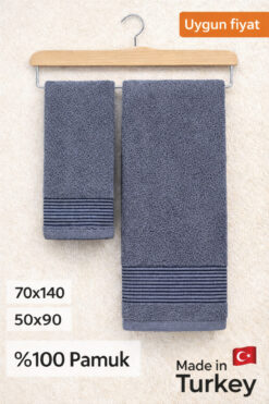 BAMİROSE 50x90-70x140 CM AMORE BATH 2'Lİ BANYO HAVLU TAKIMI, PLAJ HAVLUSU, HAMAM TAKIMI, ÇEYİZLİK HAVLU, SPA