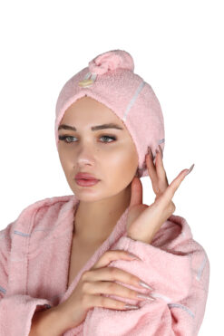 ESMEN Havlu Saç Bonesi Pudra