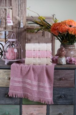 Zeynep Tekstil Polina | 3'lü El&Yüz Havlu Seti