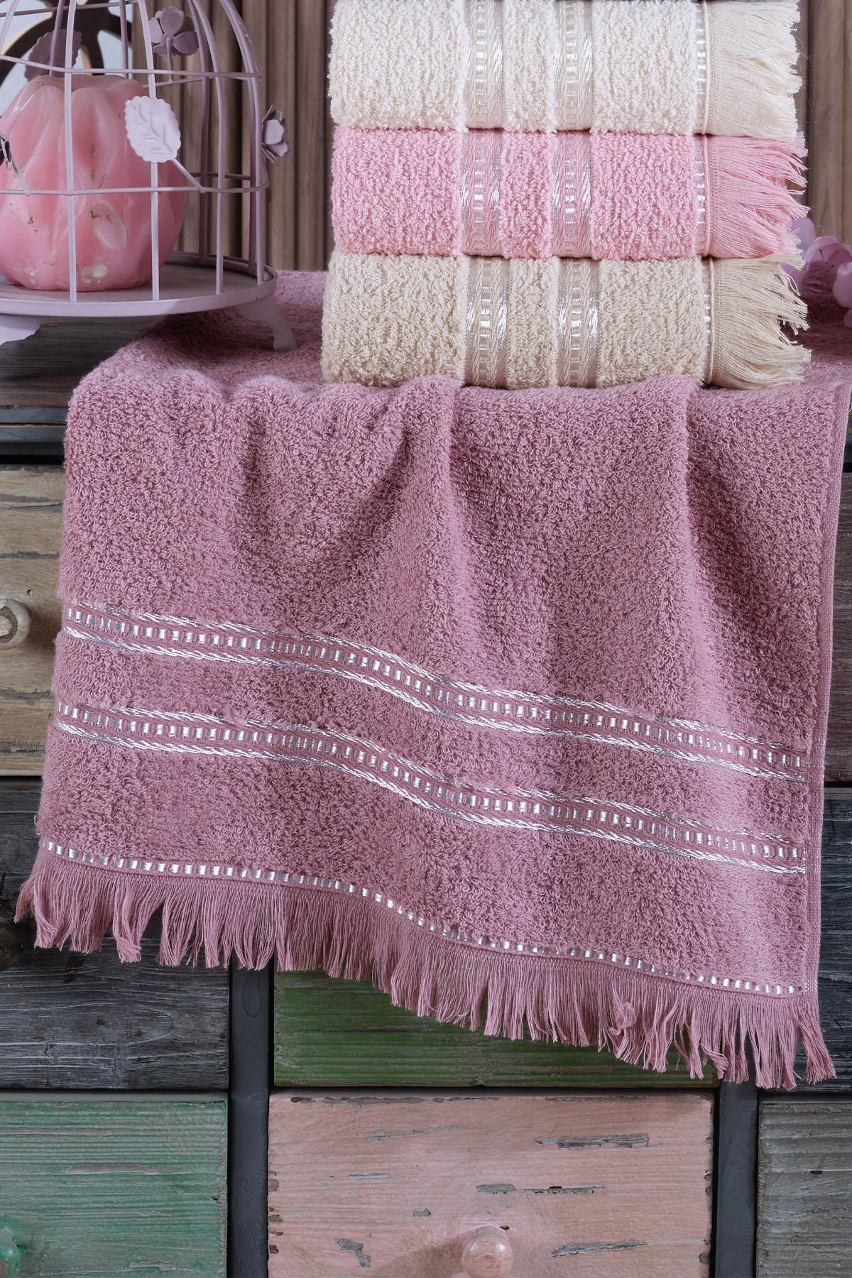 Zeynep Tekstil Polina | 3'lü El&Yüz Havlu Seti - Görsel 2