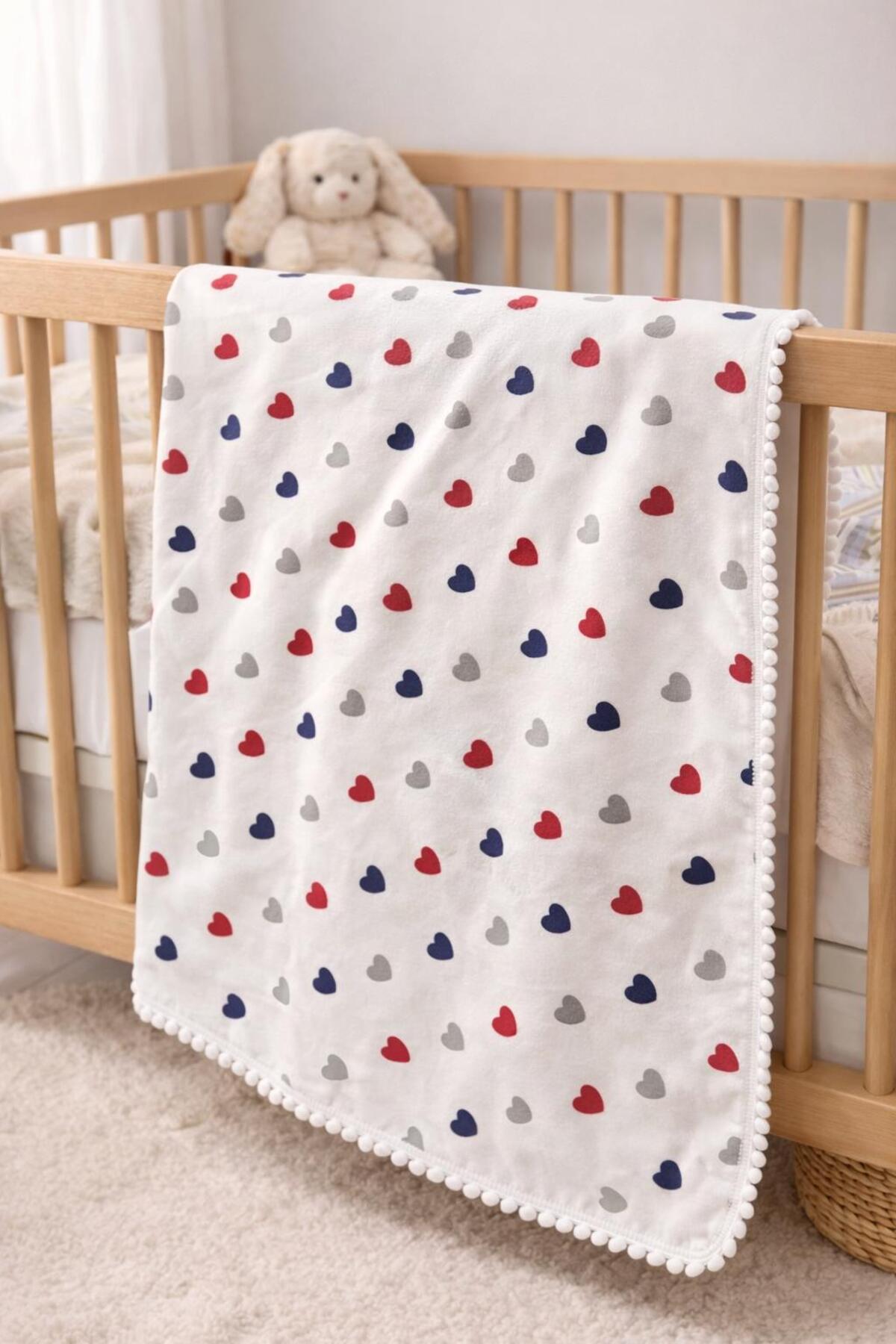 LOTUSSTEKSTİL Pamuklu(pazen)Bebek Battaniyesi