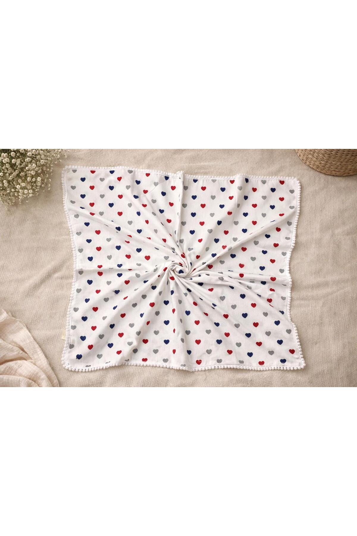 LOTUSSTEKSTİL Pamuklu(pazen)Bebek Battaniyesi - Görsel 3