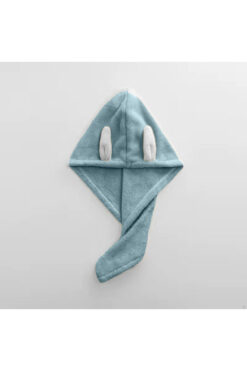 SB SizinBazar Mavi Saç Kurulama Bonesi Baş Havlu Saç Bonesi- Pamuklu Saç Bonesi