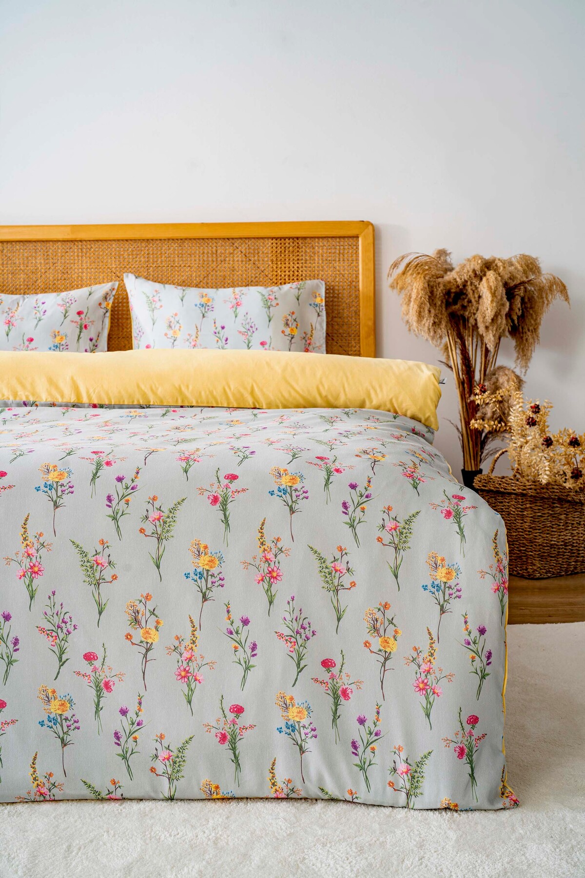 Rivaİstanbul Begonvil Çift Kişilik Nevresim Takımı Pamuklu - Görsel 3