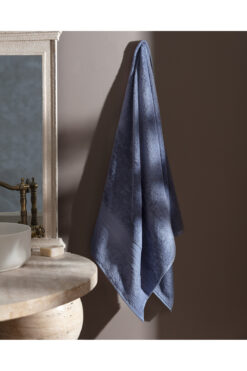 Madame Coco Martha Banyo Havlusu (TENCEL:TRADE_MARK:) - Koyu Mavi - 80x150 Cm