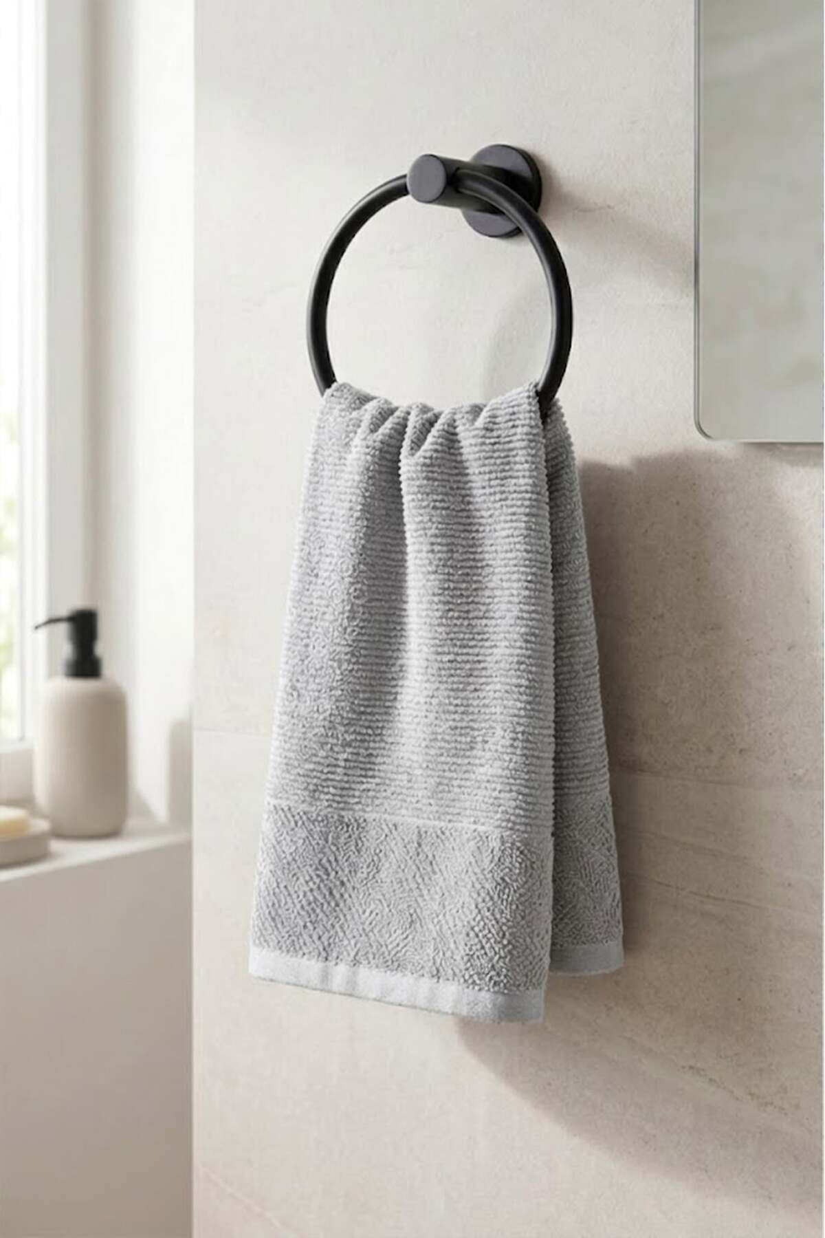 United Colors of Benetton Be-0827-Gy %100 Pamuk Gri 30X50 Cm Misafir Havlusu