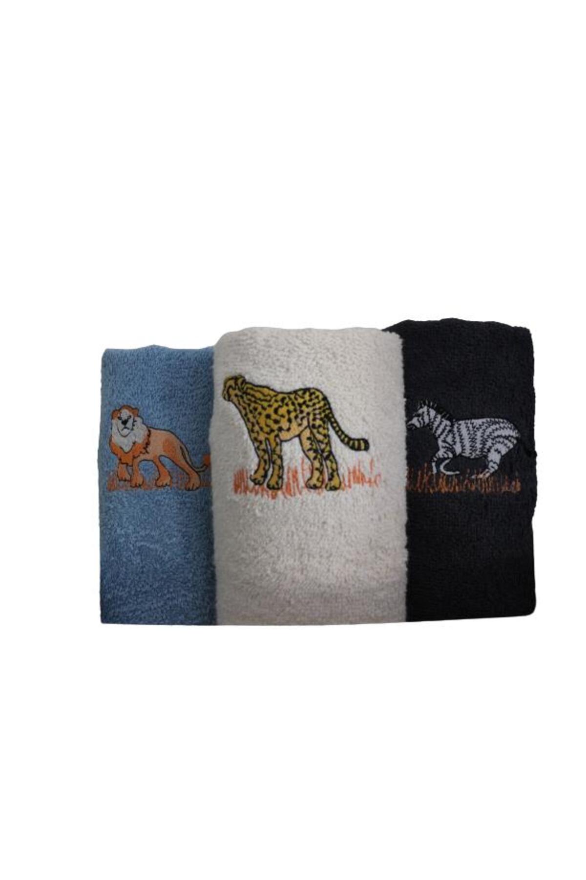 Ender Home MiniZoo 3'lü Mutfak Havlu Seti – 30x50 cm - Görsel 3